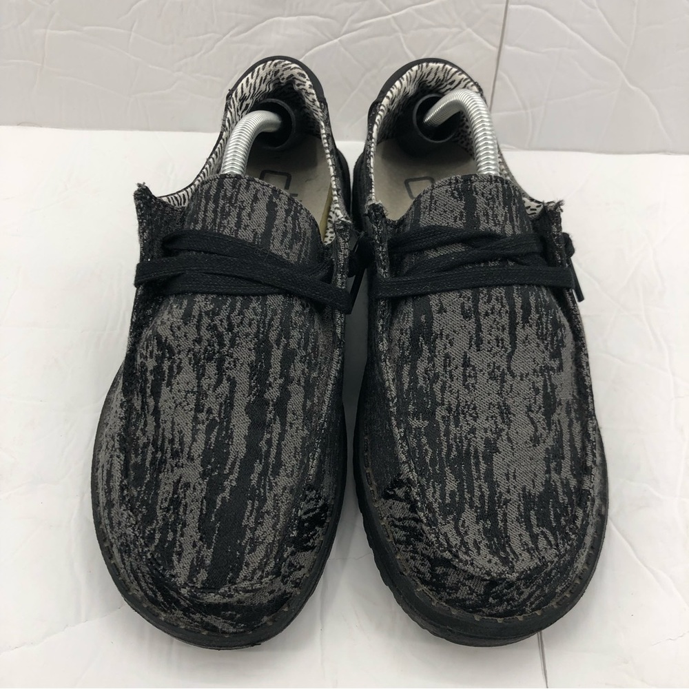 Hey Dude Loafers Wendy Black Marble Womens Size 6 Slip On Shoes - Picture 5 of 9